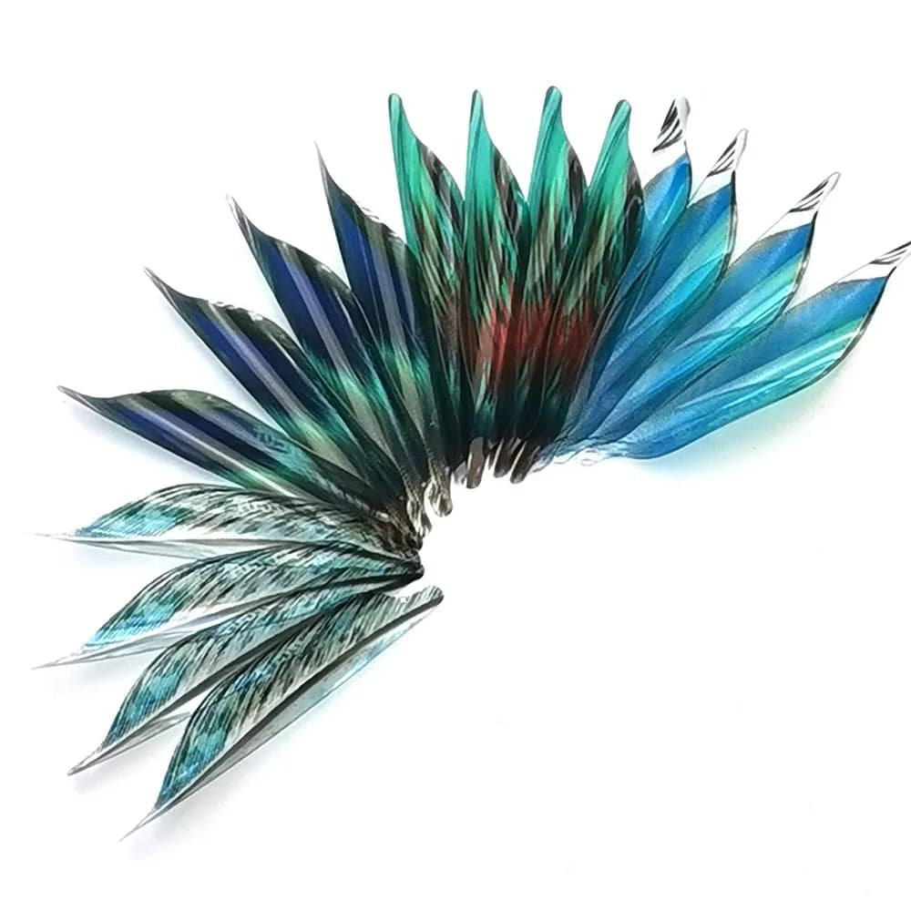 50 pz Tiro Con L'arco Spin Alette 1.75 ''Piuma A Spirale Ala Destra/Sinistra con Nastro Adesivo FAI DA TE Arco e Freccia Alberi Accessori Per Tiro Con Arco