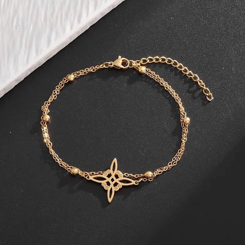 1 bellissimo braccialetto da donna, elegante, con fascino raffinato, alla moda, versatile, gioiello regalo di Natale per i propri cari.