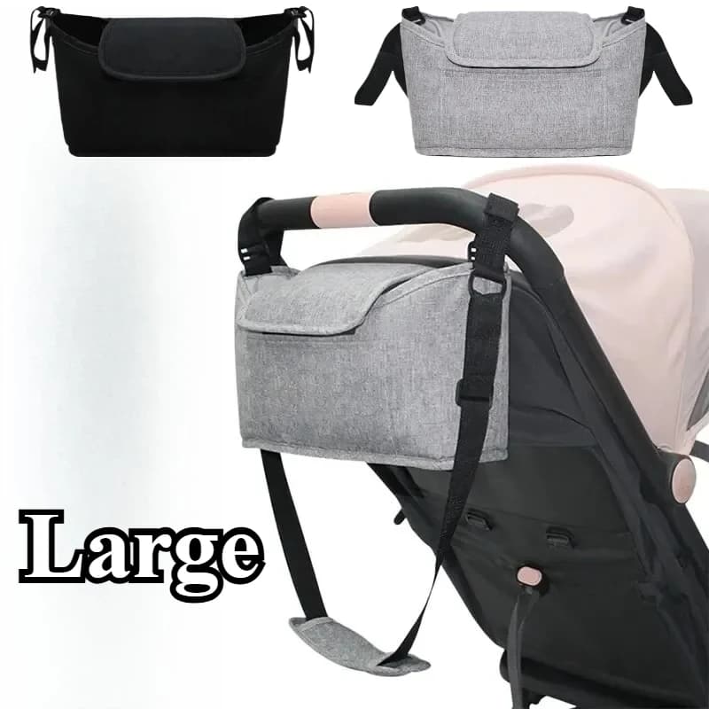 Borse Organizer per Passeggino, Borsa da Viaggio Grande Capacità per Mamme, Portabottiglie, Borsa per Pannolini, Accessori per Passeggino