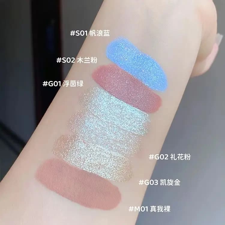 Judydoll Limited Ombretto liquido MatteShimmer Glitter Bright Explosion Perlescente Serbatoio Colore che tiene il resa cromatica