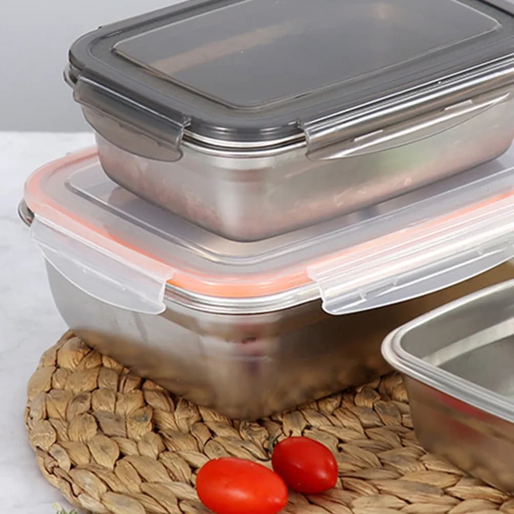 850Ml Stainless Steel Food Container with Tight Seal Lid Thermal Insulation Lunch Box for Soup Cereal Salad Instant Noodles
