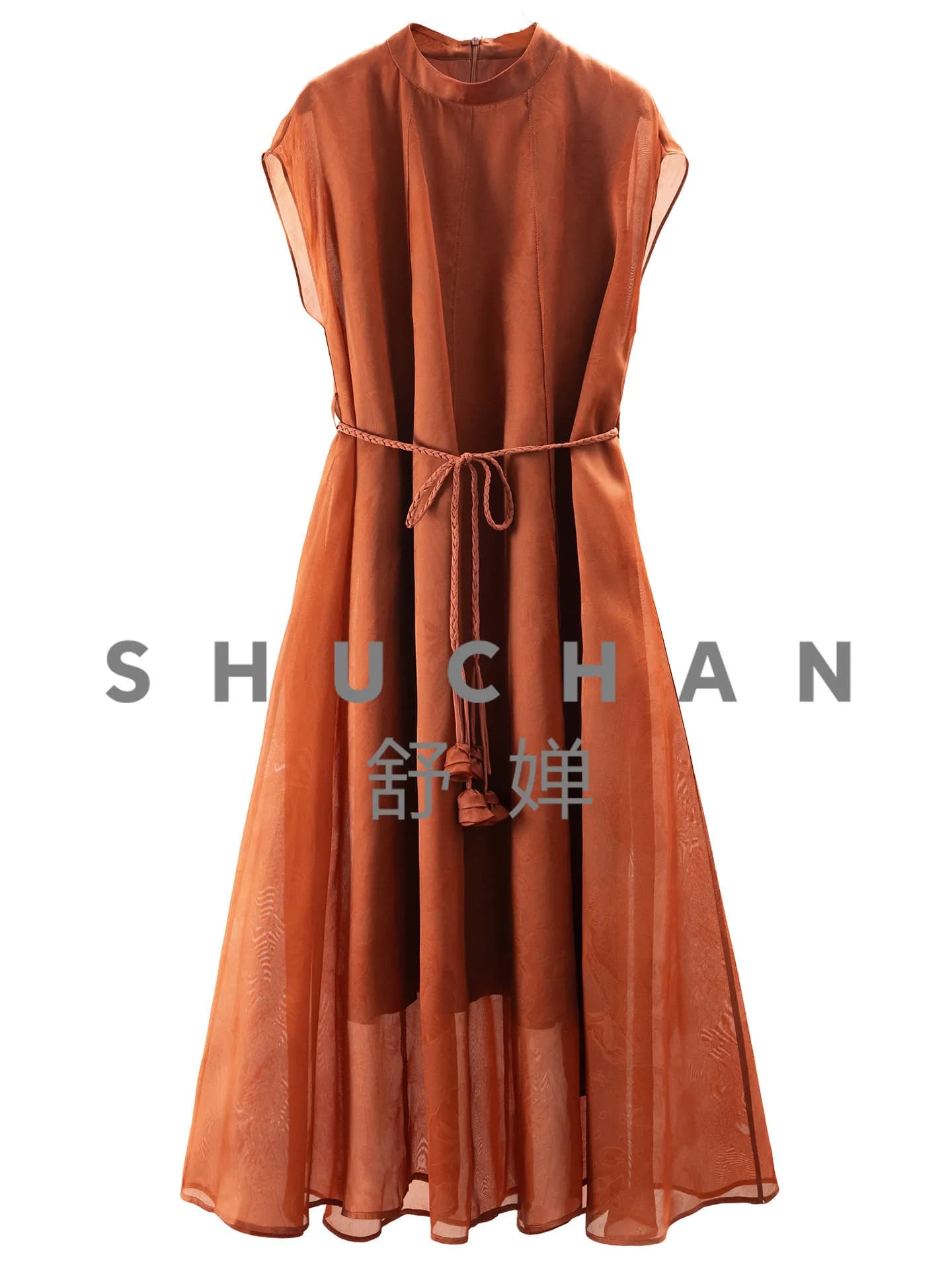 Ethereal Fairy Dresses New Chinese 3 Meters Large A Pendulum Silk Organza Jacquard Dress Women's 36M2