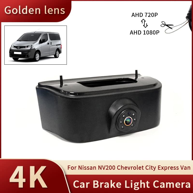 AHD 1080P Luce freno per auto Telecamera per retromarcia per Nissan NV200 Chevrolet City Express Van Telecamera di backup impermeabile