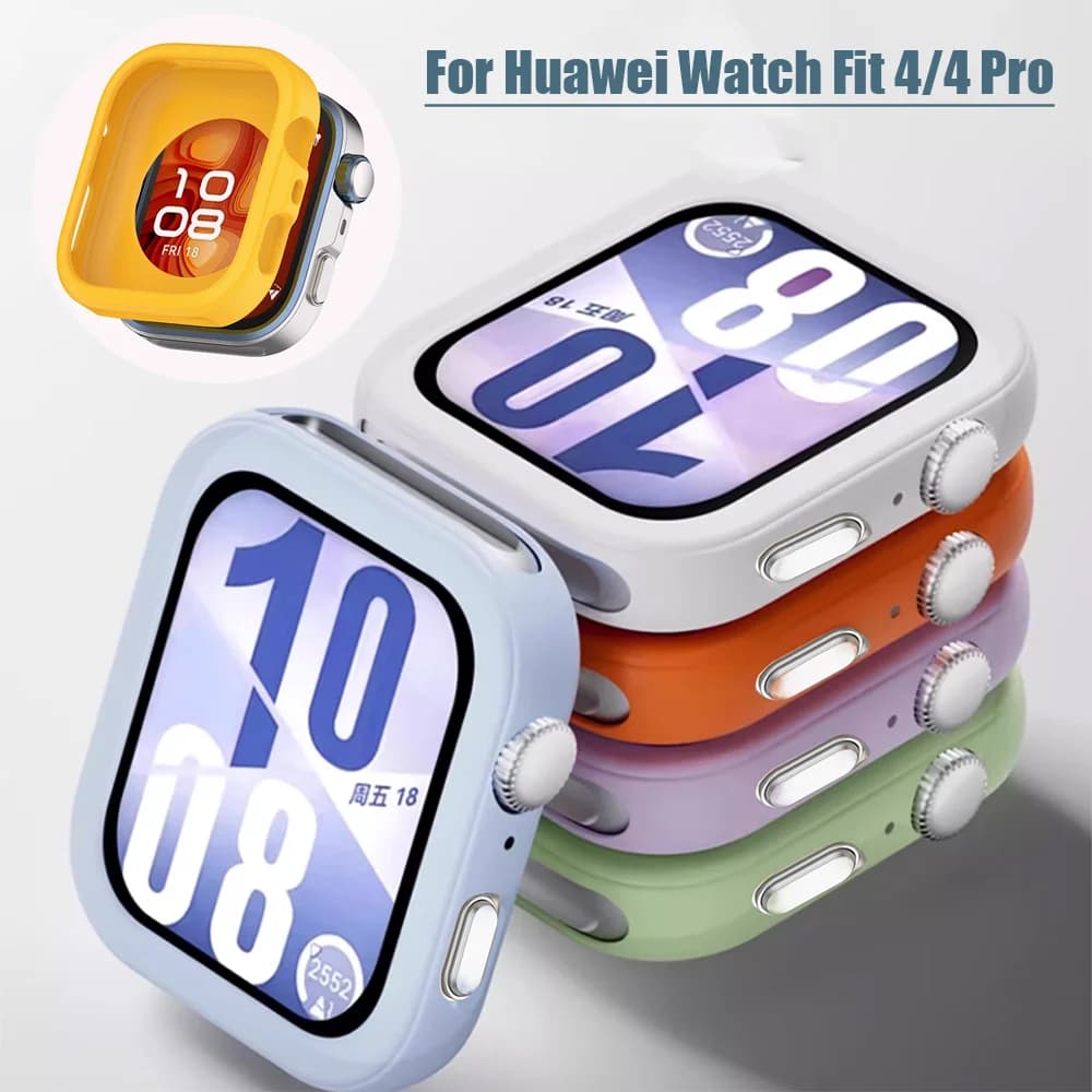 1 pz Custodia cava in silicone morbido per Huawei Watch Fit 4 4Pro Smart Watch Protezione paraurti per Huawei Watch Fit4 Pro Shell Accessoy