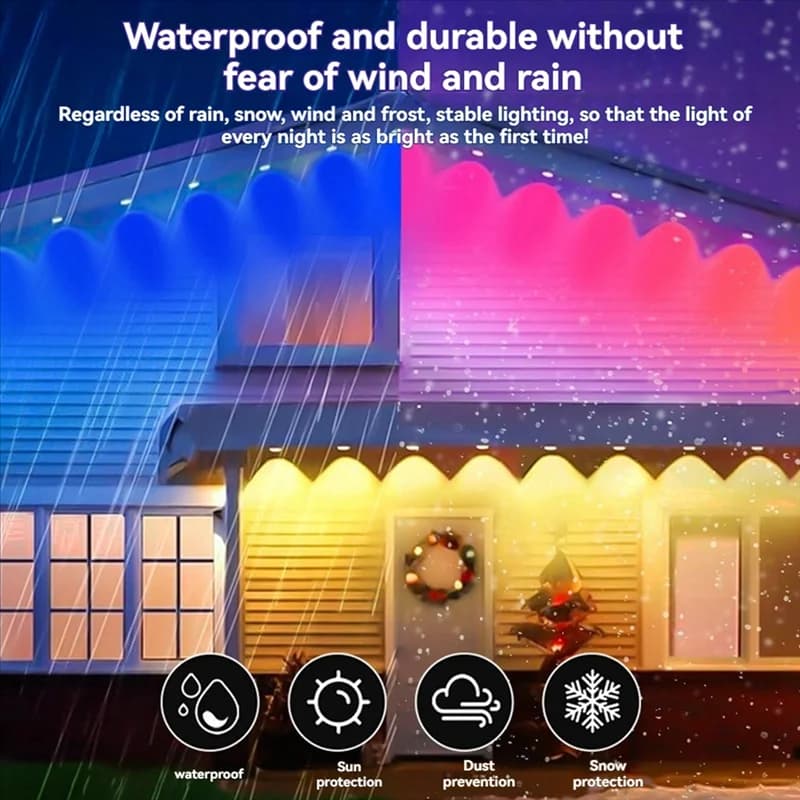 The T19C Smart Fantasy Eaves Light smart WIFI controller works with Alexa Google Home Assistant European Spina