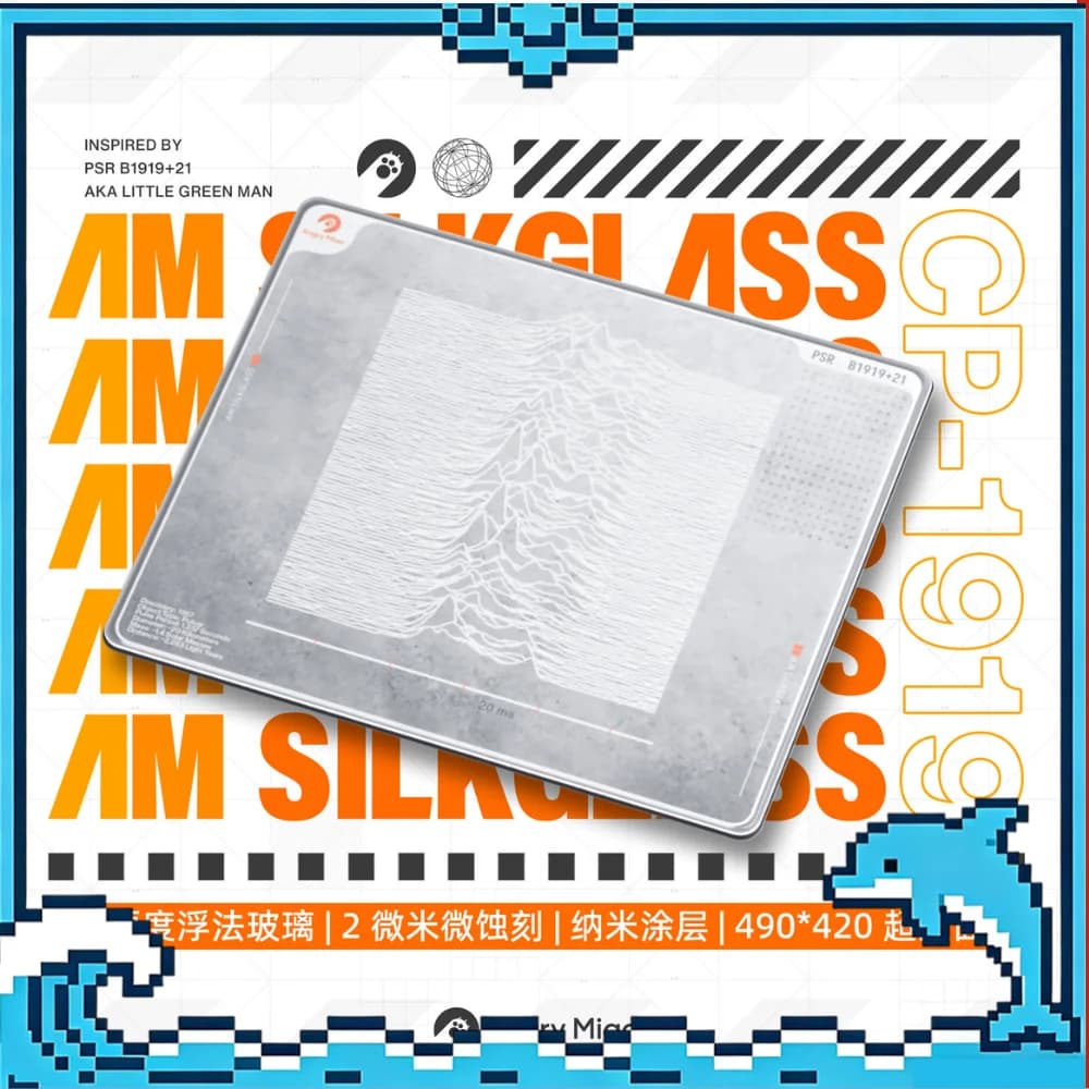 Angry Miao AM SilkGlass Glass Mousepad Paisley Mouse Pad 490x420mm Smooth Replica Gaming Mousepad PC Gamer Accessories Gifts