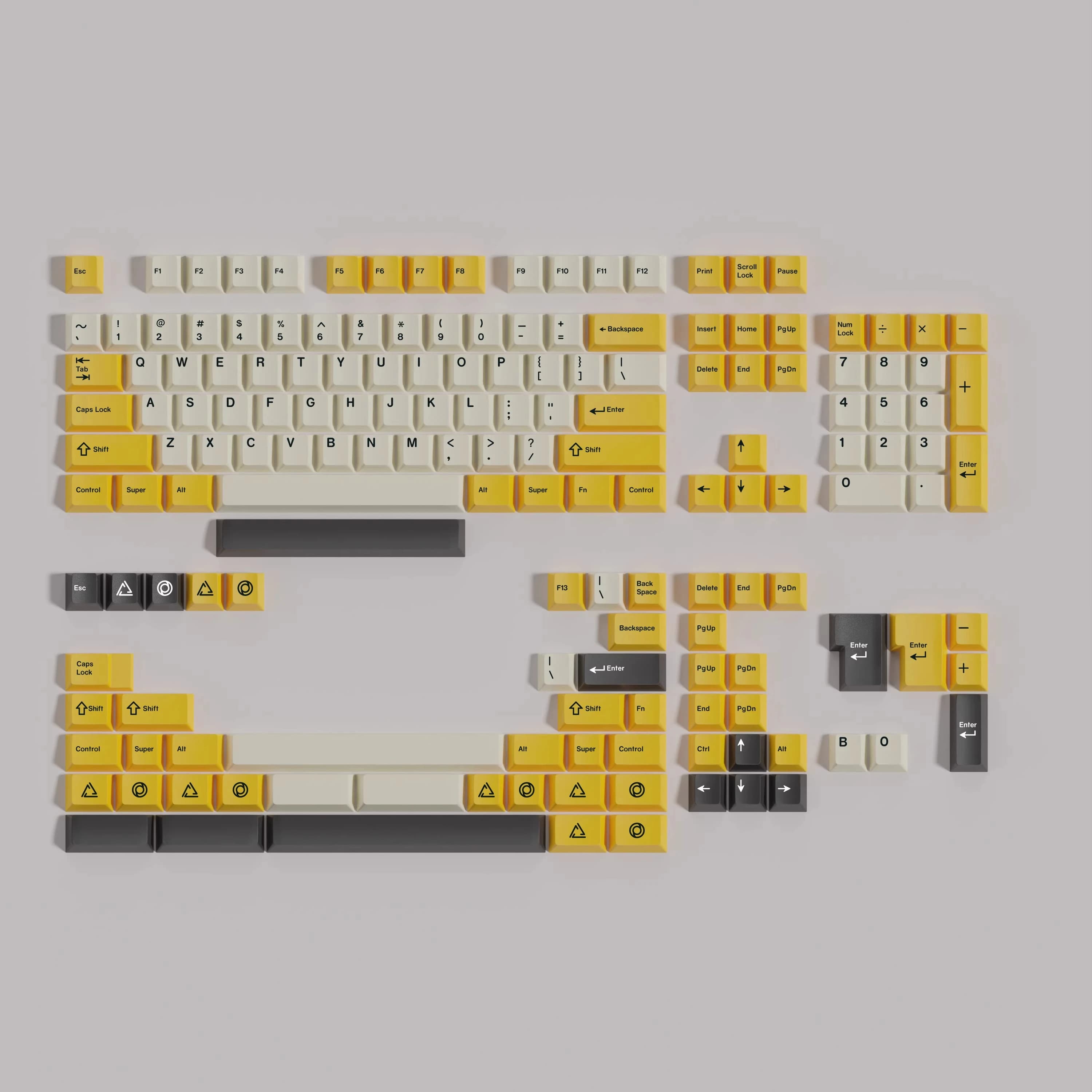 GMK Serika Keycaps 164 Keys PBT Material Cherry Profile DYE-SUB For MX Switch 61/64/68/75/84/87/98/104 Game Mechanical Keyboard