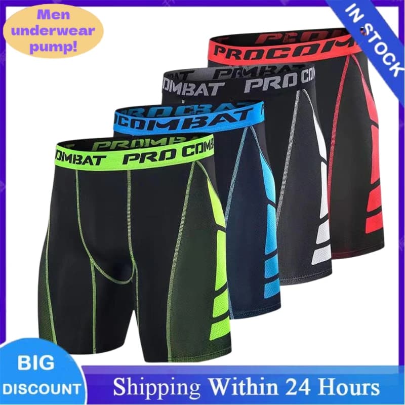 Pantaloncini a compressione moda uomo Pantaloncini da corsa da palestra Allenamento Pantaloni comodi ad asciugatura rapida Pantaloncini da ciclismo da jogging per escursionismo