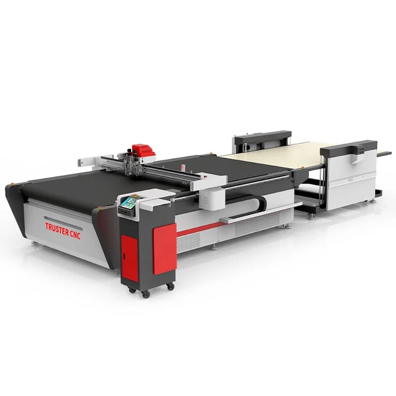 CNC Die Coltello oscillante automatico Taglierina con scanalatura a V Cartoncino in PVC Adesivo Scheda di cartone Tagliatrice di schiuma per cartoni animati in vinile