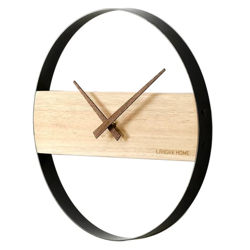 Living room wall clock minimalist clock wall hanging home silent clock