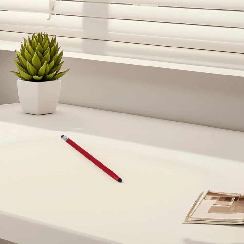 2 Pezzi Penne Stilo Capacitive a Doppia Punta Universali per Tablet e Smartphone, per Scrittura e Disegno, con Punte di Ricambio Precise