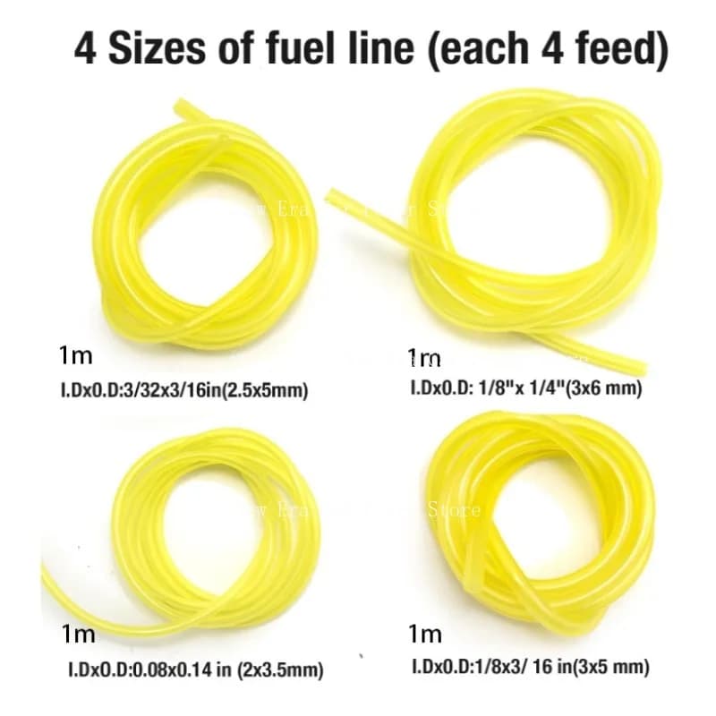 4 specific fuel pipe kit Oil filter suitable for lawnmower chain saw cutter accessories for hairdryer