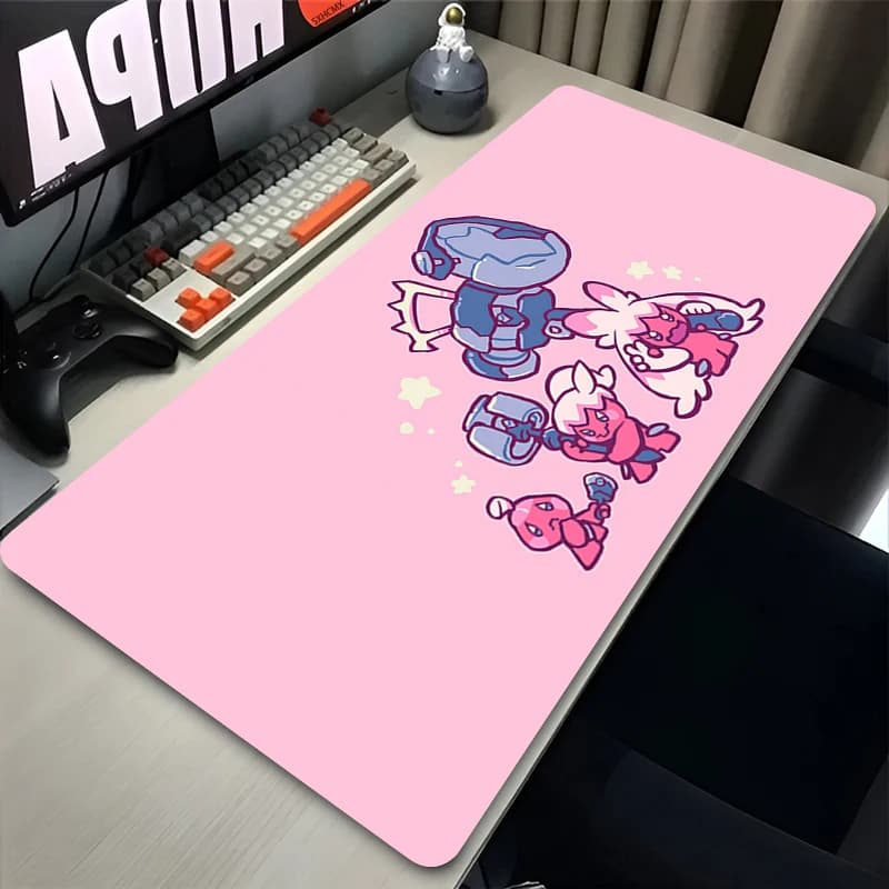 Mouse Mat P-pokemon Tinkaton Gamer Keyboard Mat Rubber Desk Mouse Mouse Mat Kawaii Game Accessories Mouse Mat Xxl