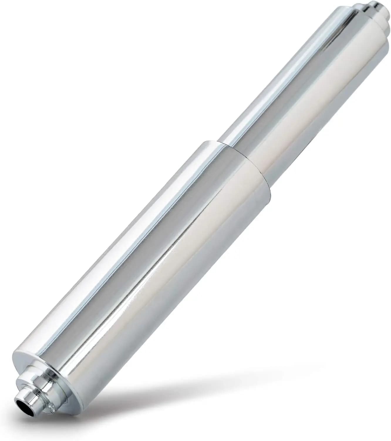 Supporto per Rotolo di Carta Igienica in Plastica con Molla, Finitura Cromata per Dispenser Standard