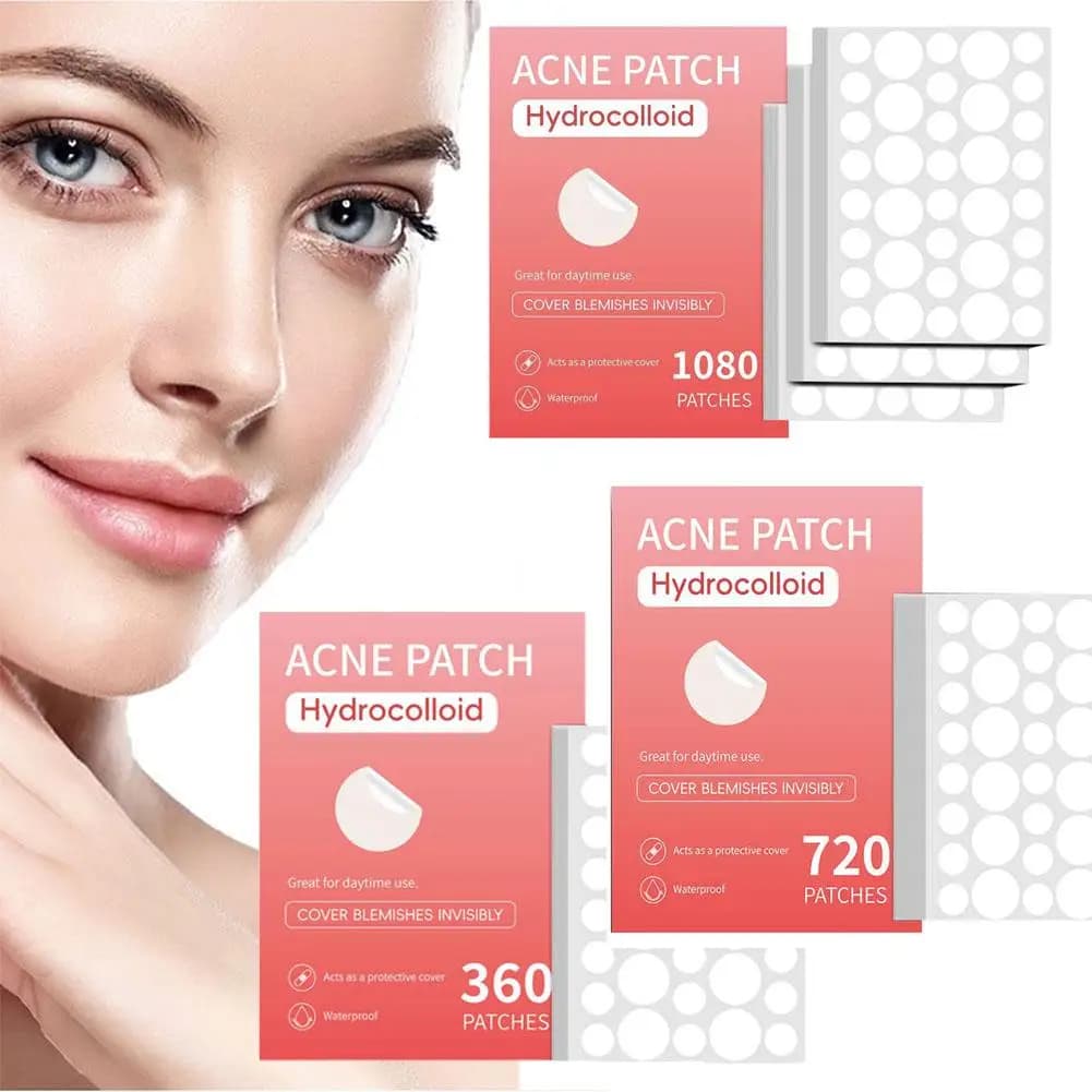 360/720/1080 Conti Idrocolloide Brufolo Invisibile Patch Acne Stickers Face Corrector for Macchie Acne Brufoli Beauty Makeup Tool