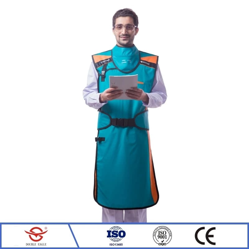 Buona qualità Protezione contro le radiazioni dei raggi gamma a raggi X 0,35/0,5 mmpb gilet di piombo super morbido cappotto di protezione radiologica vestiti di piombo