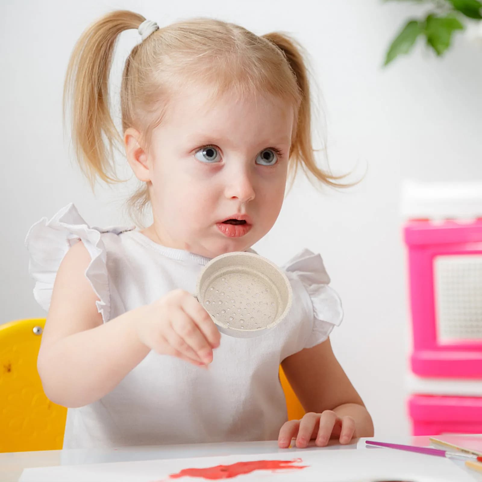6 Pezzi Tazze Impilabili Creative Sicure per il Bagnetto del Bambino, Giocattolo per la Doccia, Educazione Precoce, Coordinazione, Accessorio da Spiaggia