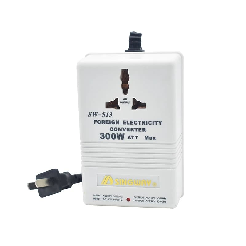 SW-S13300W Trasformatore di tensione 220V-110V/110V-220V Convertitore di alimentazione bidirezionale Adattatore da viaggio per spazzolino elettrico Razorhi