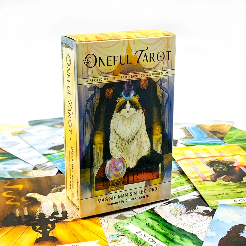 Nuovo tarocchi The Neful Tarot Una versione inglese da 78 carte del gioco da tavolo di carte di divinazione preattiva, carte da gioco per feste casual