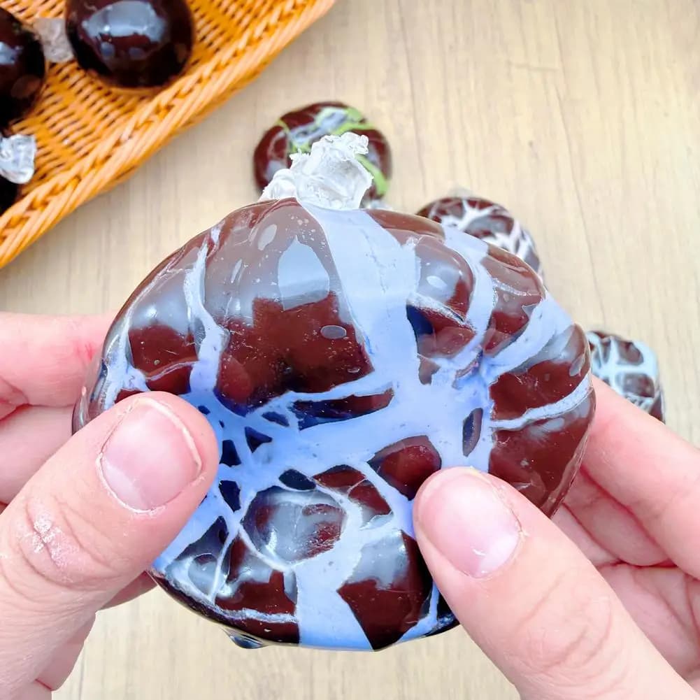 1pc Squishy Stress Balls slow rebound wax skin squeeze toy for Kids Adult Quiet Sensory Fidget Toy Soothing Relieving Stress