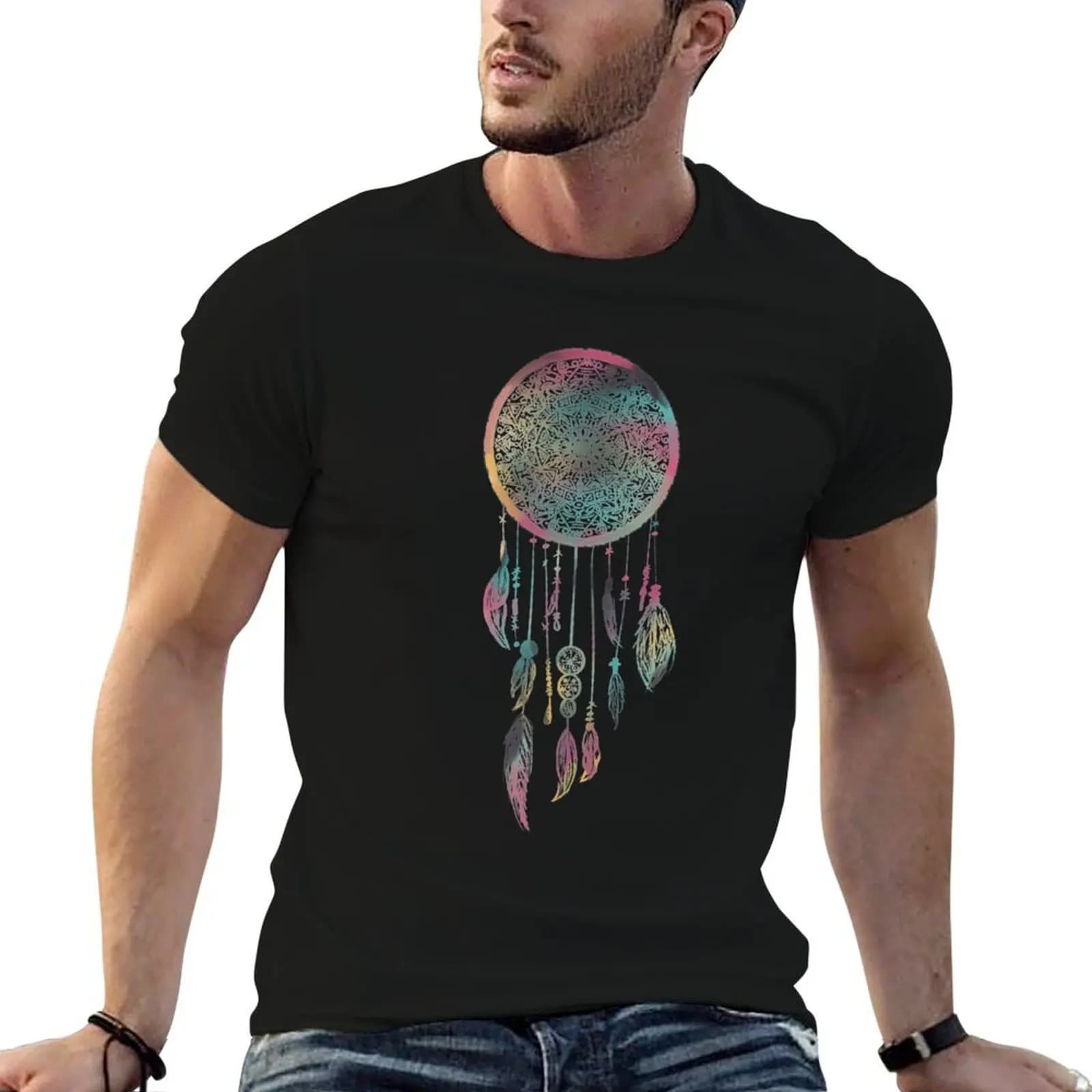 Dream Catcher T-Shirt black cotton t-shirt plain for man package funny t shirts man t shirt personalised T-shirt