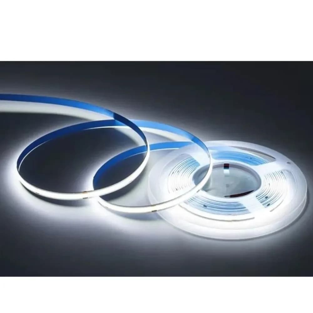 COB Strip Light High Density Flexible FOB 384/528 LEDs/m Led Lights Tape Warm/Nature/Cool White Linear Dimmable DC12V/24V