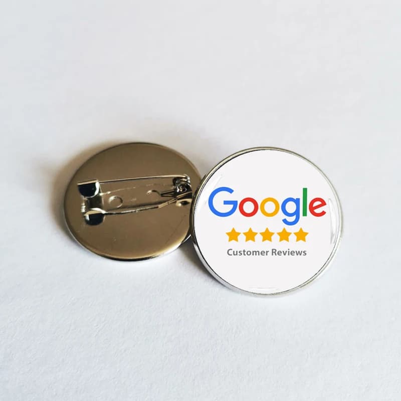 Spille da bavero scannabili epossidiche NFC RFID Smart Pins per Google Review Instagram Scheda Facebook impermeabile