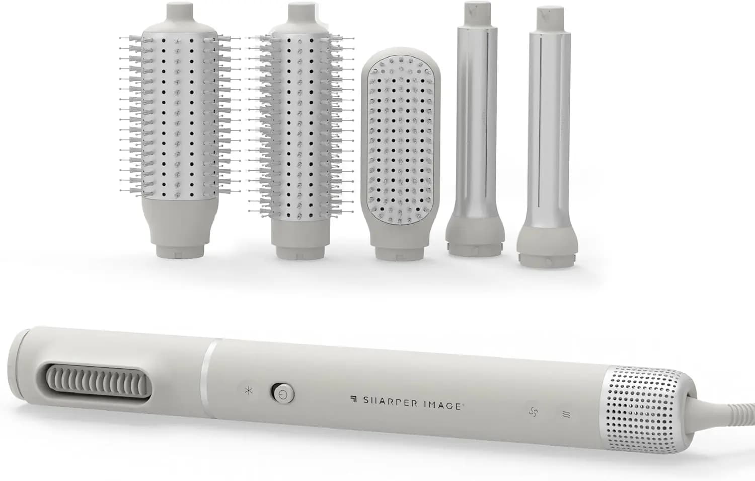 Multi-Styler 6-in-1: Spazzola Asciugacapelli Ionica, Ferro Arricciacapelli ad Aria, Districante, Volumizzante, Lisciante e Strumenti per Capelli Lisci per Risultati da Salone a Casa