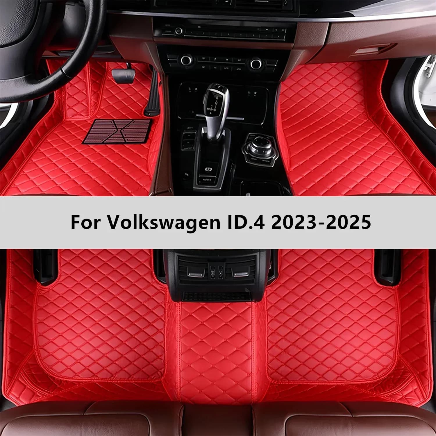 Tappetini per auto personalizzati per Volkswagen ID.4 2023-2025 Tappetino per auto Accessori per tappetini Accessori interni