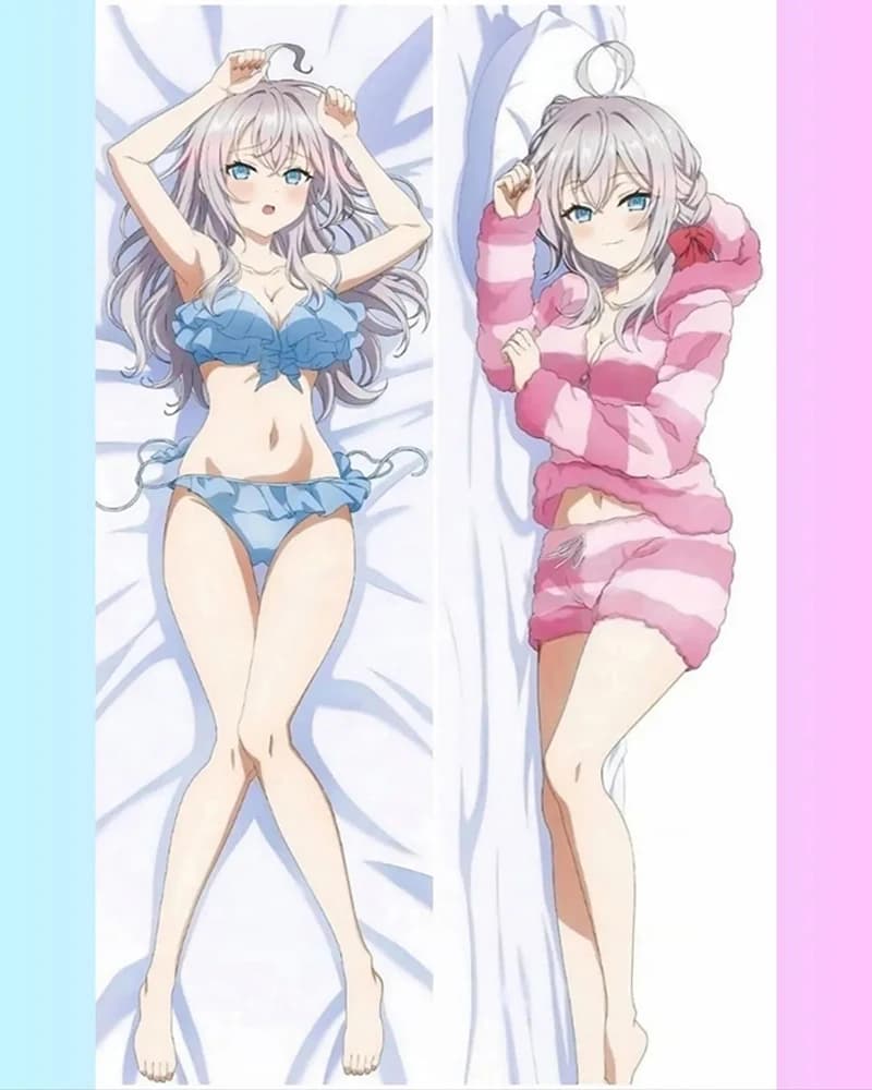 Anime Alya A volte nasconde le sue sentimenti in russo Dakimakura Federa Cuscini per il corpo Copri biancheria da letto Stampa fronte-retro