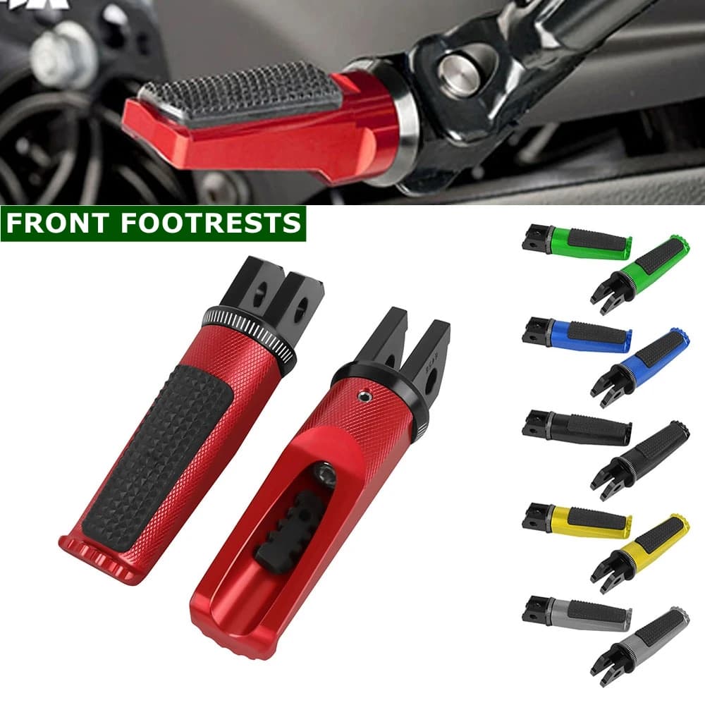 Per Yamaha XSR700 XSR900 MT-09 SP MT 07 TRACER XJ6 Moto Pedale Anteriore Pedane Pedane FJR1300A FZ6 FAZER SCR950 NIKEN
