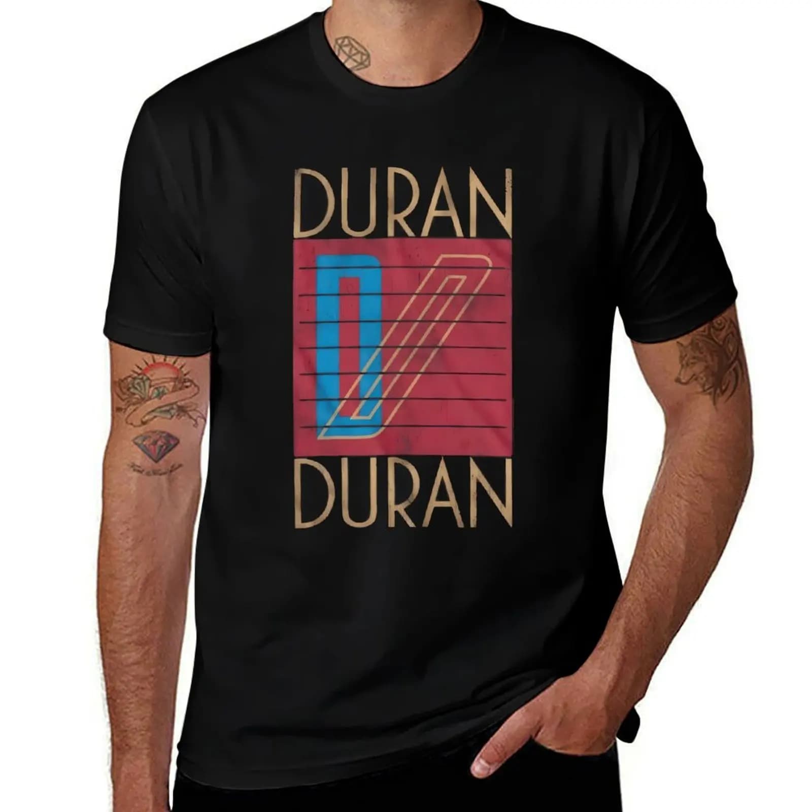 Duran Duran Pop band T-Shirt vintage baggy shirts shirts graphic mens t shirts