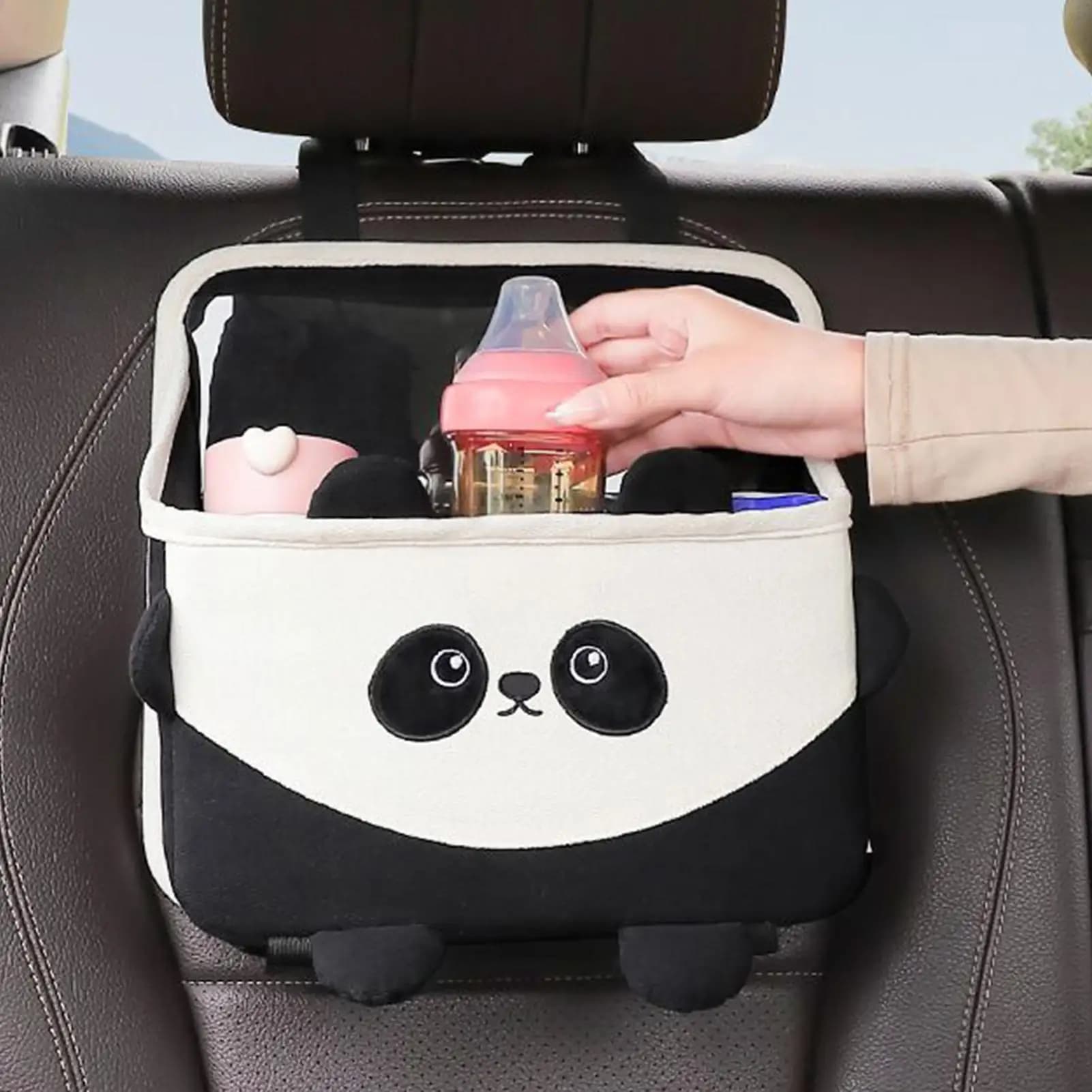 Pattumiera per auto per sedile posteriore Scatola per borsa multifunzionale resistente all'usura Borsa per sedile posteriore automatico per telefoni cellulari di amici di famiglia