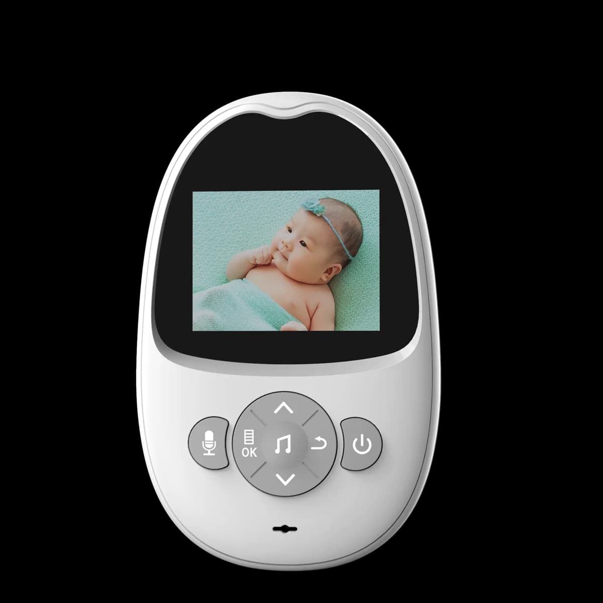 2.4 inch Wireless Baby Surveillance Camera Video Baby Monitor NightVision Temperature Detection Lullaby Intercom Babysitter