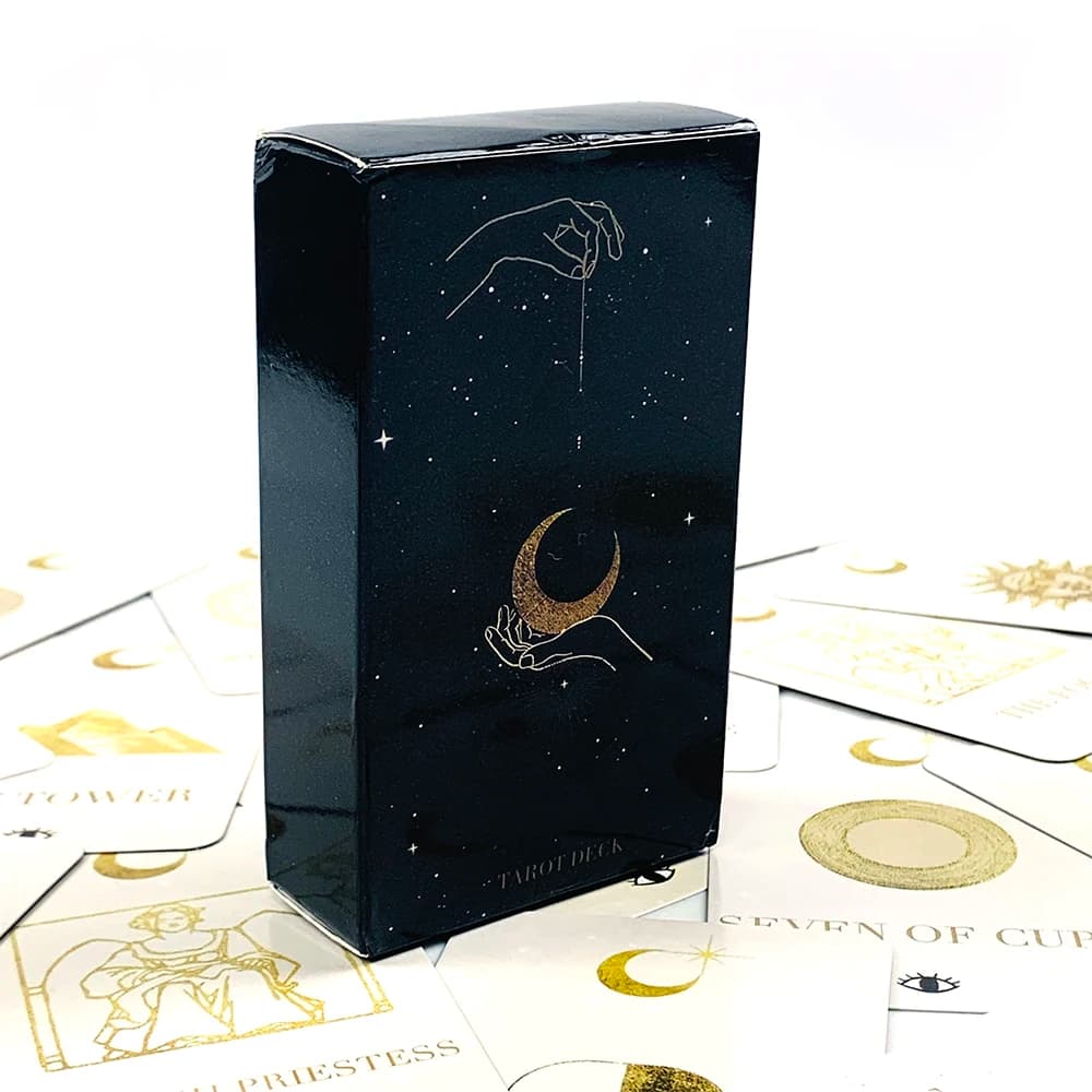 Tarot Deck Starry Dreams Celestial Astrology Witchy Cards Game, ideale per viaggi, meditazione e pratiche spirituali
