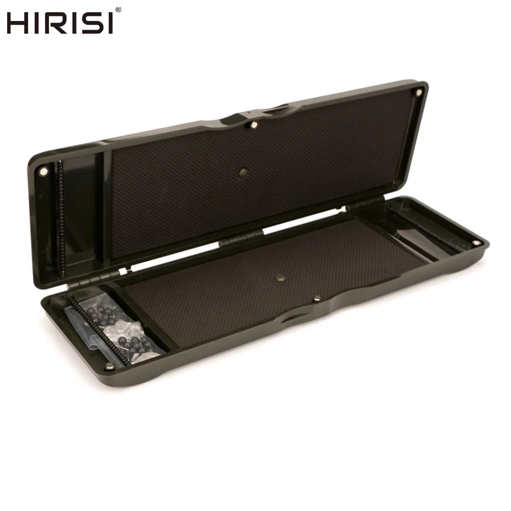 Hirisi Carp Fishing Leader Box - Double Side Rig Box with Pin and W535 Fishing Accessories Organizer