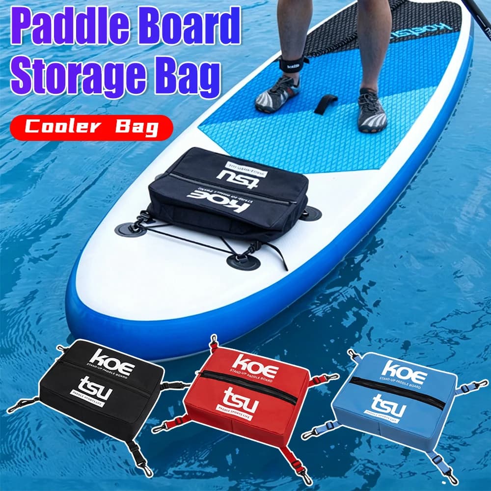 Paddle Board Storage Bag 600D Oxford Cloth Portable Surfboard Insulated Bag Adjustable SUP Board Cooler Bag Kayak Accessories