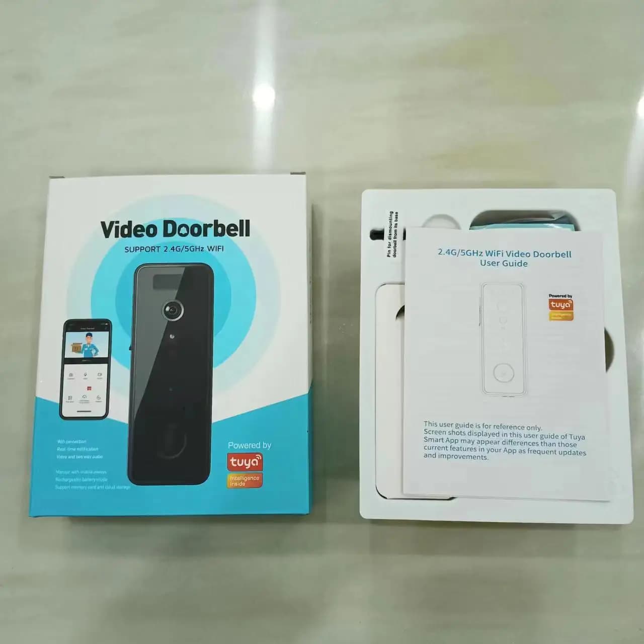 Monitoraggio del telefono W7 video di sorveglianza ad alta definizione WIFI campanello elettronico videocitofono citofono smart cat eye mobile