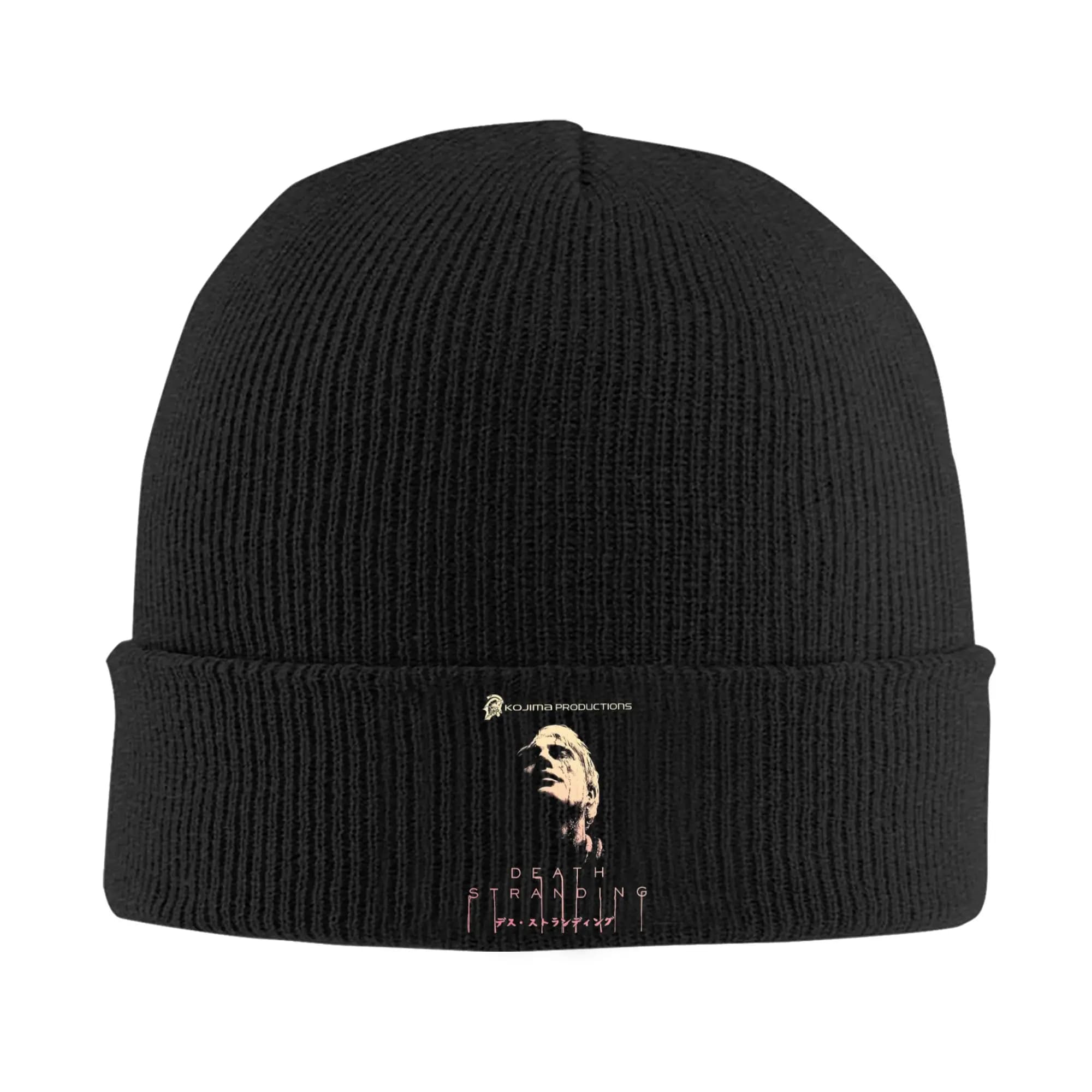 A hideo kojima game Death Stranding Knitted Hat Women's Men's Beanie Autumn Winter Hats Acrylic Warm Caps
