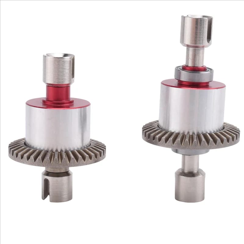 【Vendita Flash】 Set di ingranaggi differenziali dell'albero motore centrale dell'asse principale in metallo per parti di aggiornamento per auto Wltoys A959-B A969-B A979-B 1/18 RC