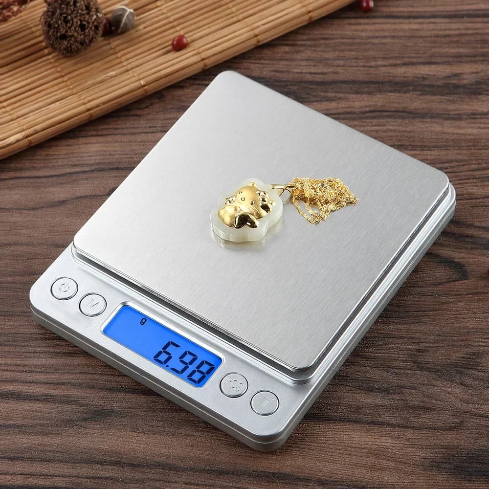 Gioielli digitali LCD USB Mini bilancia da 0,01 g Bilancia elettronica di precisione intelligente da cucina portatile Bilancia per alimenti Bilancia per peso in grammi
