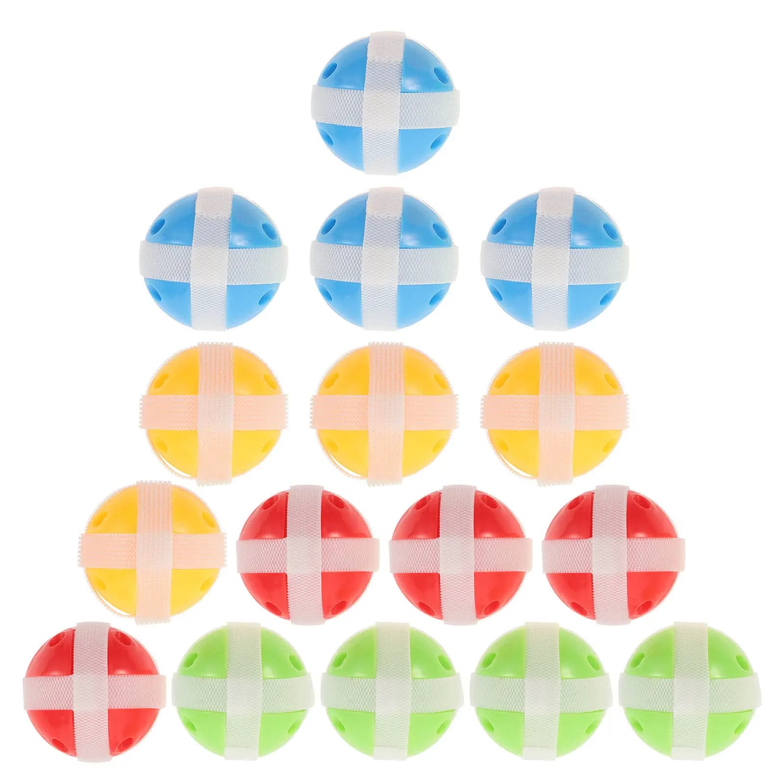 Set di 16 Palline Adesive da Golf per Bambini, Sicure per Uso Interno ed Esterno, Gioco di Lancio per Coordinazione Occhio-Mano e Divertimento Sportivo