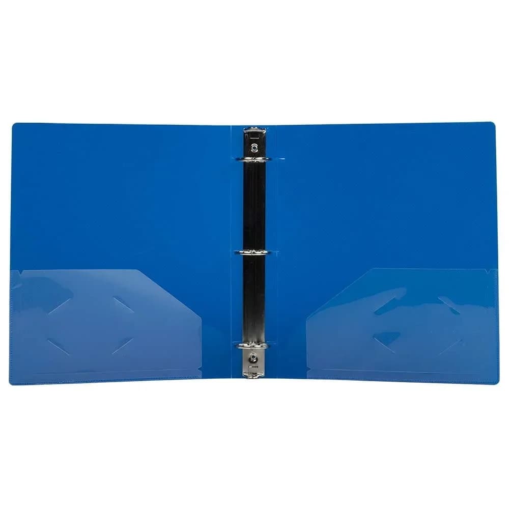 Raccoglitori in plastica con 3 anelli in metallo Organizzatore durevole Scuola Ufficio Casa 1 confezione Caratteristiche Tasca per cartelle