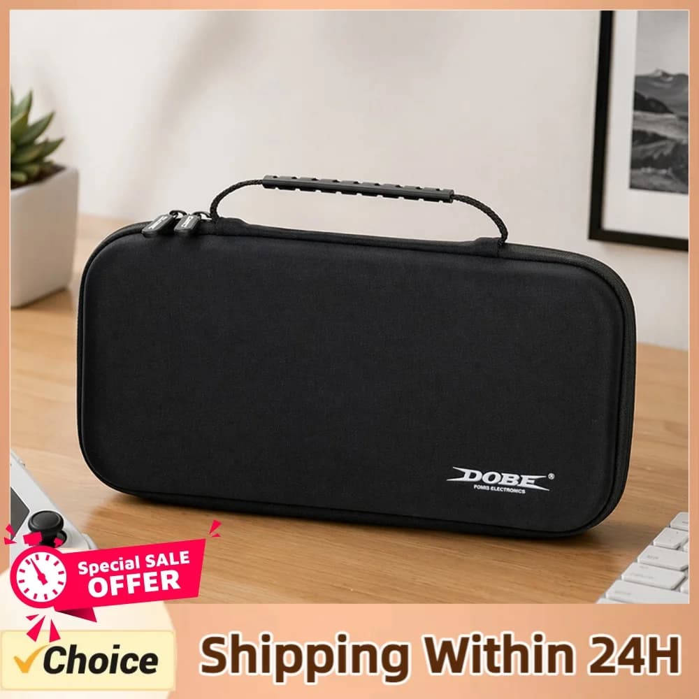 Travel Carrying Storage Organizer with Mesh Pockets EVA Carrying Case Splashproof Storage Bag for Legion Go 1&2 Game Console