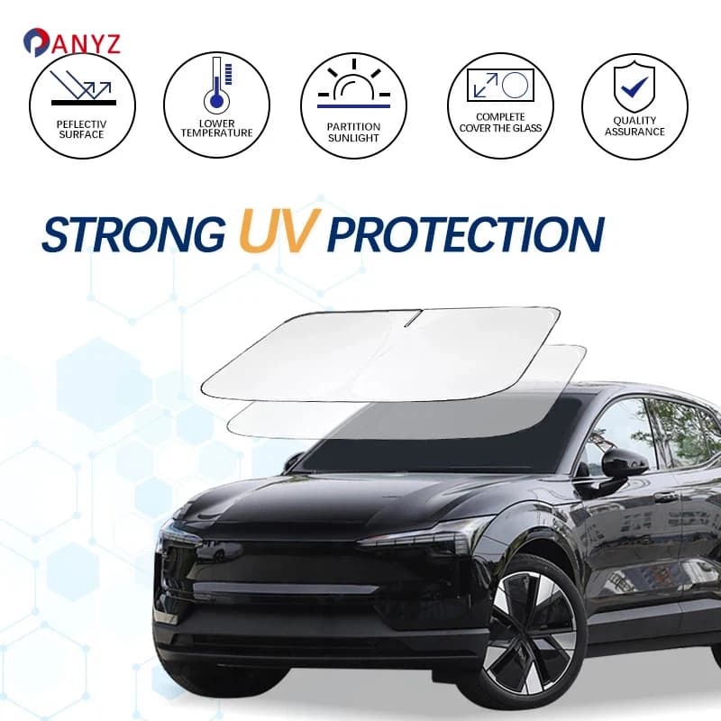 Windshield Sun Shade For Volvo EX30 R design Sunshade Sun Visor Protector Foldable Blocks UV Rays Keep Your Car Cooler