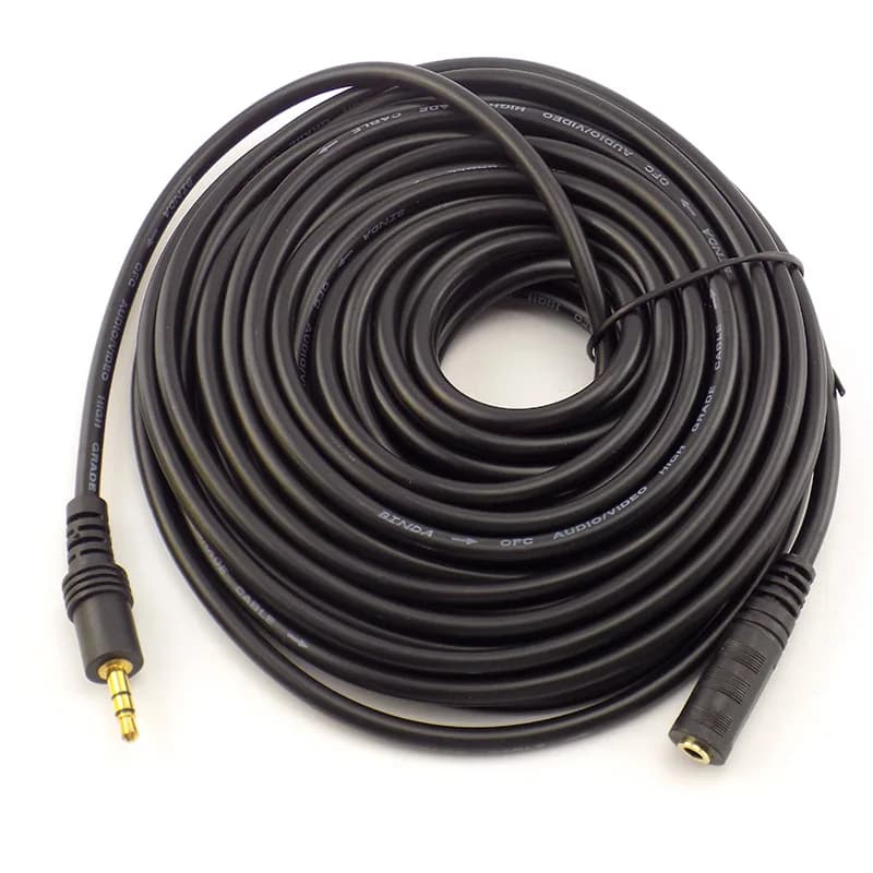 Cavo di prolunga audio stereo maschio-femmina da 1,5/3/5/10M 3,5 mm per cuffie TV computer portatile MP3/MP4 auricolare