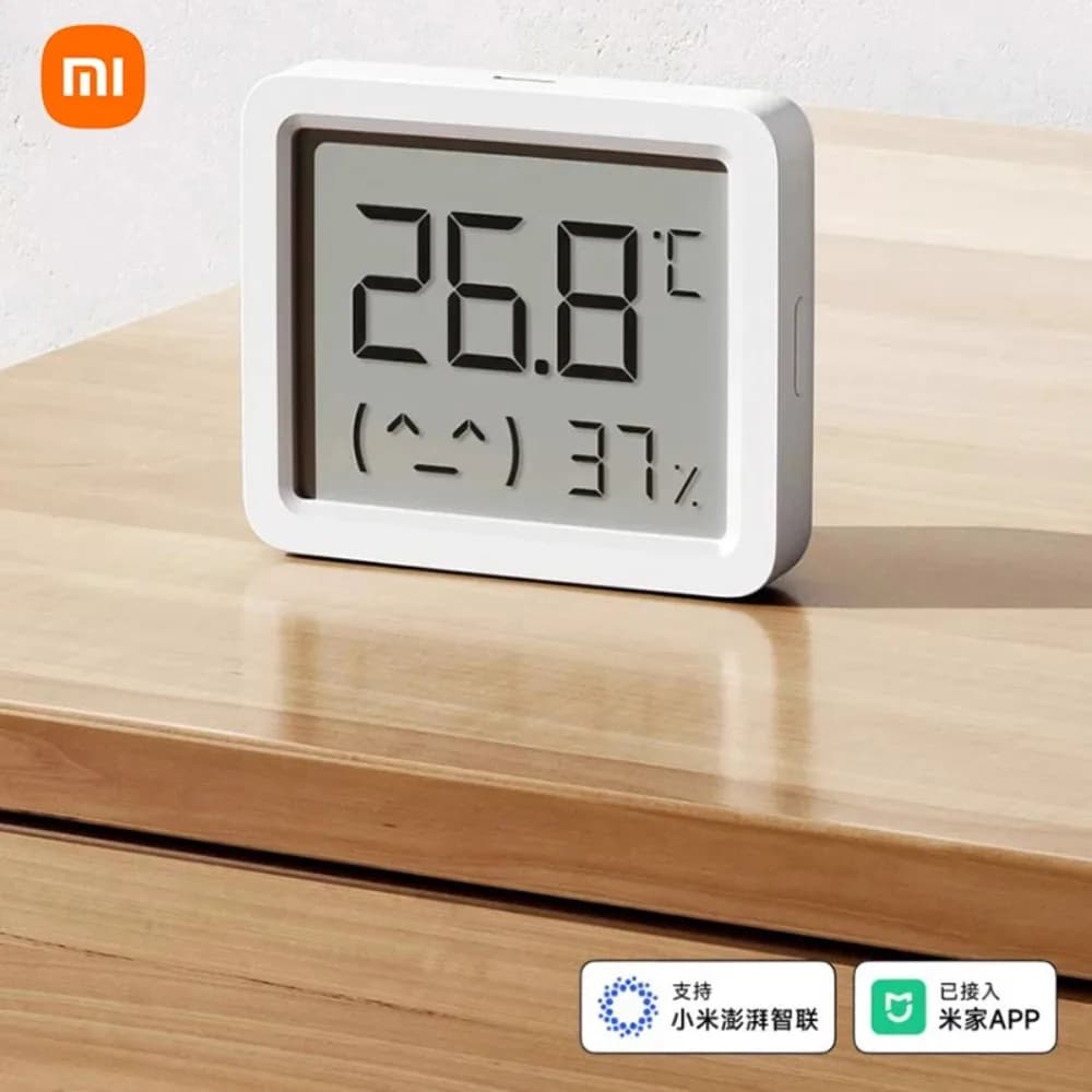 Xiaomi Mijia Smart Temperature Humidity Sensor 3 MINI Bluetooth Electric Digital Hygrometer Humidity MiHome APP Chinese Version