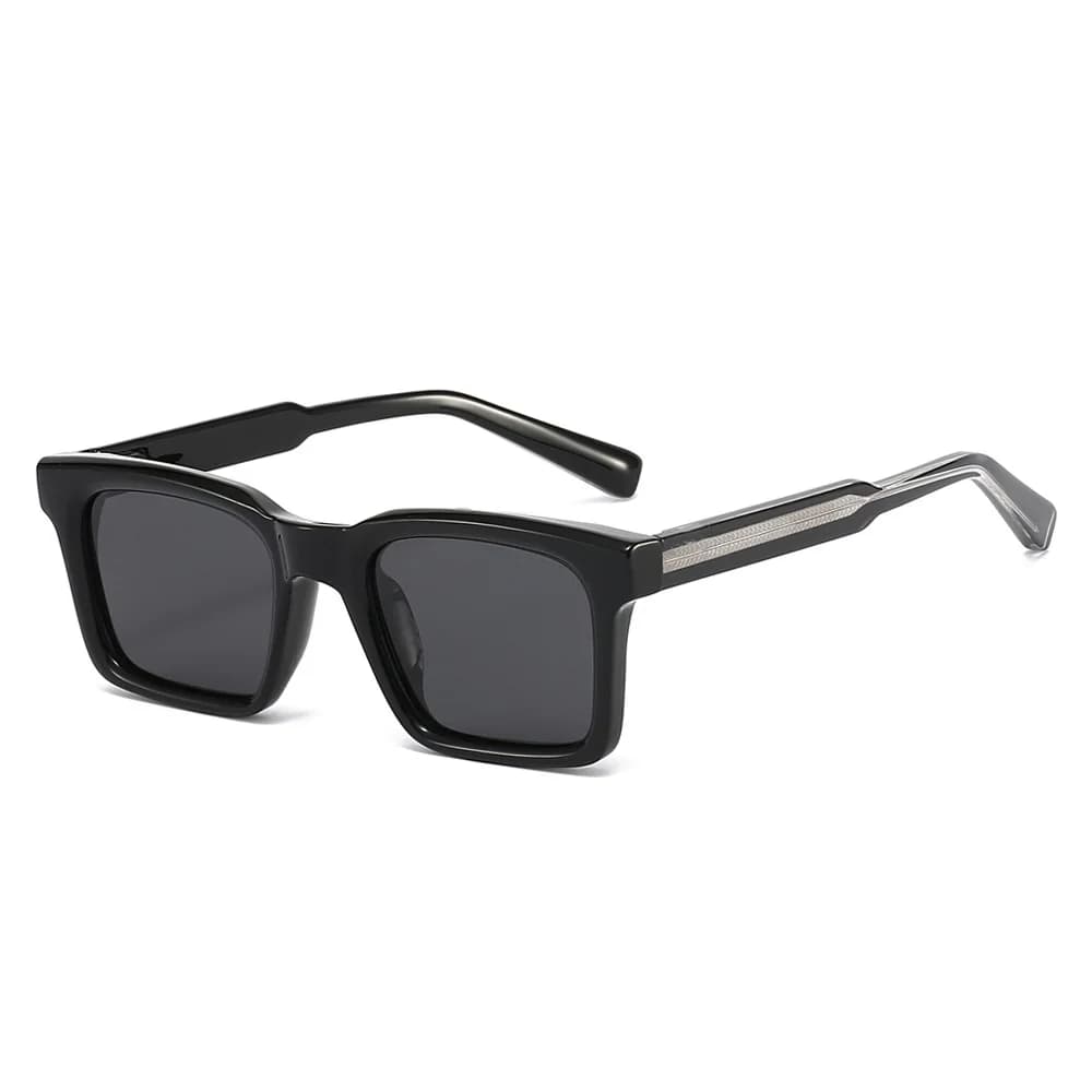 2025 New Square Sunglasses Men Polarized Sun Glasses CP and Stainless Steel Core Quality Driving Fishing Shades