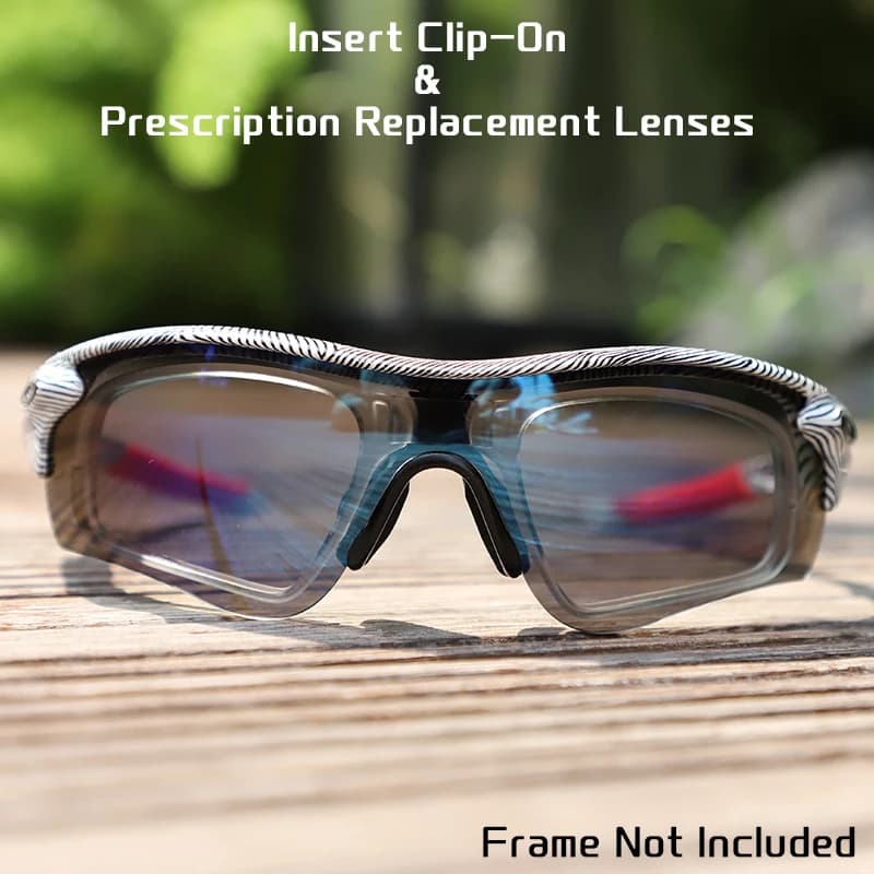 Clip per Occhiali da Sole con Lenti Graduate Personalizzate HDTAC per Occhiali Oakley RadarLock