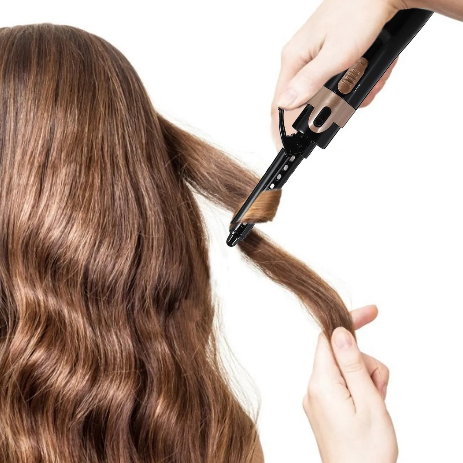 4-in-1 set of Iron Professional Electric Hair, Rapid Heating in 30 Seconds, Portable, for Long Hair and Courts